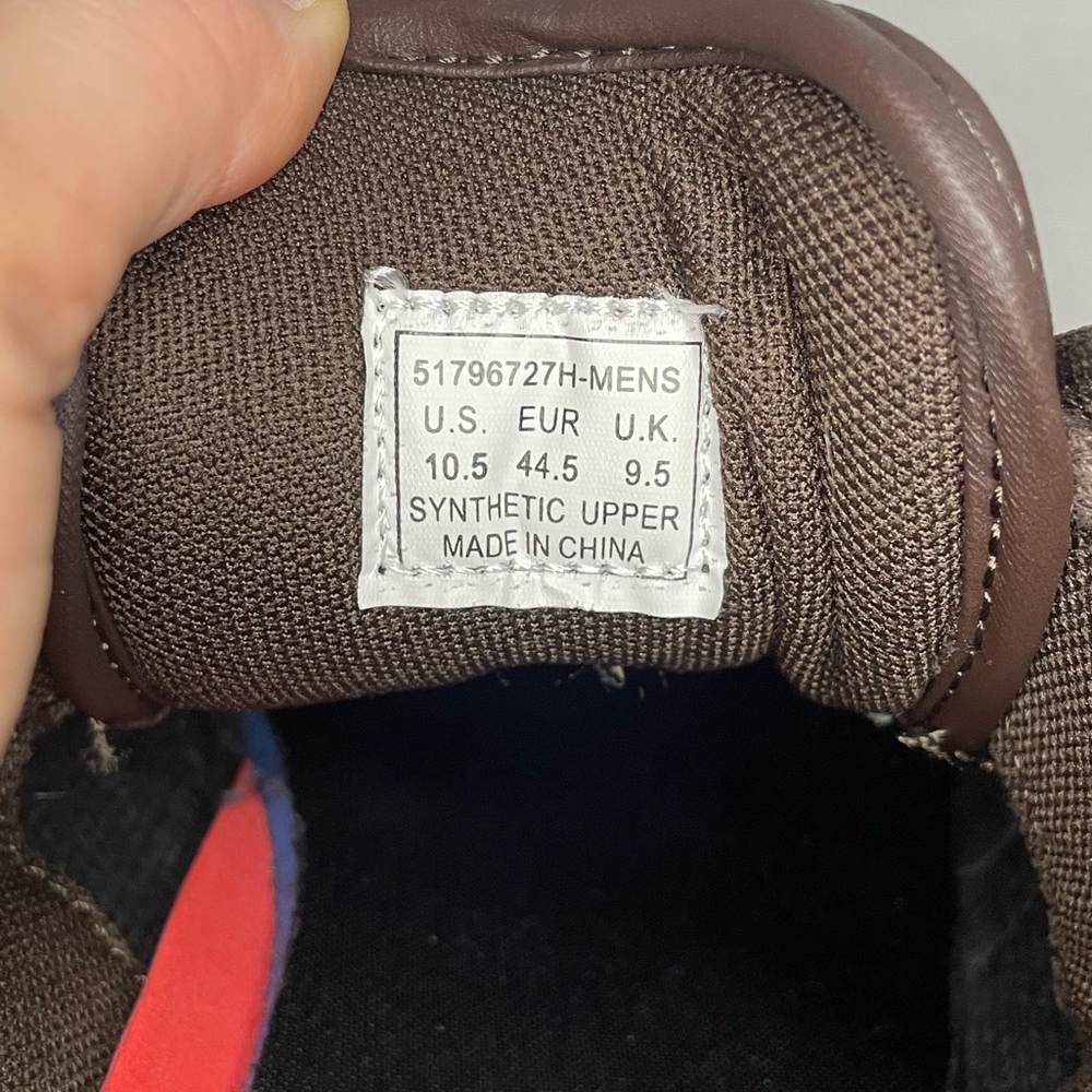 Men’s Levi’s Brown Faux Leather Sneakers - Picture 10 of 11